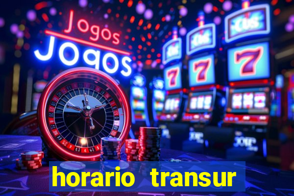 horario transur roleta santos dumont juiz de fora